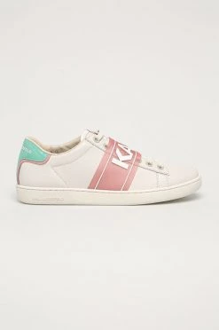 Γυναικεία Sneakers Karl Lagerfeld - Δερμάτινα παπούτσια λευκό