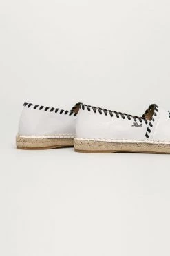 Γυναικεία Εσπαντρίγιες Karl Lagerfeld - Δερμάτινες εσπαντρίγιες λευκό -Karl Lagerfeld Κατάστημα unnamed file 2263