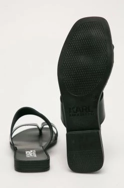 Γυναικεία Δίχαλο Karl Lagerfeld - Δερμάτινες σαγιονάρες μαύρο -Karl Lagerfeld Κατάστημα unnamed file 2272