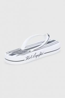 Γυναικεία Δίχαλο Σαγιονάρες Karl Lagerfeld χρώμα: άσπρο -Karl Lagerfeld Κατάστημα unnamed file 2284