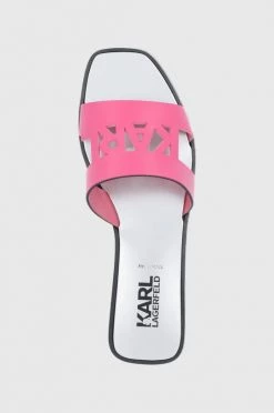 Γυναικεία Σαγιονάρες Karl Lagerfeld - Δερμάτινες παντόφλες Karl Lagerfeld - Δερμάτινες παντόφλες φούξια -Karl Lagerfeld Κατάστημα unnamed file 2328