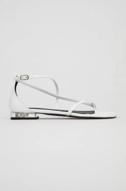 Γυναικεία Σανδάλια Karl Lagerfeld χρώμα: άσπρο