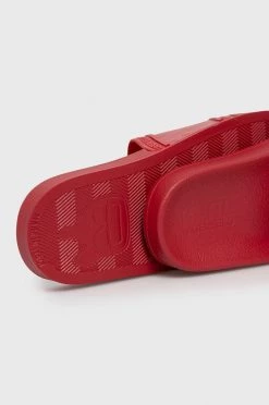 Γυναικεία Σαγιονάρες Παντόφλες Karl Lagerfeld χρώμα: κόκκινο -Karl Lagerfeld Κατάστημα unnamed file 2341