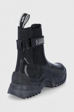 Γυναικεία Μποτάκια Δερμάτινες μπότες Τσέλσι Karl Lagerfeld QUEST χρώμα: μαύρο -Karl Lagerfeld Κατάστημα unnamed file 279