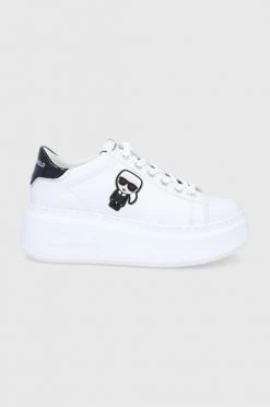 Γυναικεία Sneakers Δερμάτινα παπούτσια Karl Lagerfeld ANAKAPRI άσπρο
