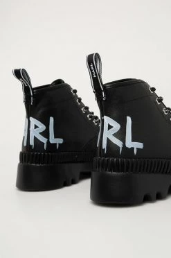 Γυναικεία Μποτάκια Karl Lagerfeld - Δερμάτινα παπούτσια μαύρο -Karl Lagerfeld Κατάστημα unnamed file 342