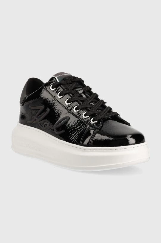 Γυναικεία Sneakers Δερμάτινα αθλητικά παπούτσια Karl Lagerfeld Kapri μαύρο 2 Γυναικεία Sneakers Δερμάτινα αθλητικά παπούτσια Karl Lagerfeld Kapri μαύρο - Image 2