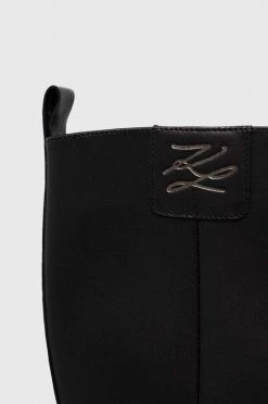 Γυναικεία Μπότες Δερμάτινες μπότες Karl Lagerfeld Luna Ii χρώμα: μαύρο -Karl Lagerfeld Κατάστημα unnamed file 357