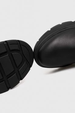 Γυναικεία Μπότες Δερμάτινες μπότες Karl Lagerfeld Luna Ii χρώμα: μαύρο -Karl Lagerfeld Κατάστημα unnamed file 358