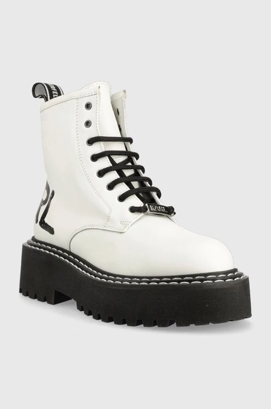 Γυναικεία Μποτάκια Δερμάτινα Workers Karl Lagerfeld Patrol Ii άσπρο 2 Γυναικεία Μποτάκια Δερμάτινα Workers Karl Lagerfeld Patrol Ii άσπρο - Image 2