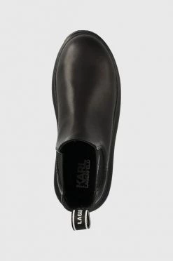 Γυναικεία Μποτάκια Δερμάτινες μπότες τσέλσι Karl Lagerfeld Kapri χρώμα: μαύρο -Karl Lagerfeld Κατάστημα unnamed file 387