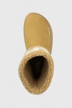 Γυναικεία Μπότες χιονιού σουέτ Karl Lagerfeld Kosi , χρώμα: καφέ -Karl Lagerfeld Κατάστημα unnamed file 446