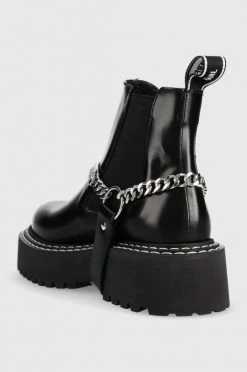 Γυναικεία Μποτάκια Δερμάτινες μπότες τσέλσι Karl Lagerfeld Patrol Ii χρώμα: μαύρο -Karl Lagerfeld Κατάστημα unnamed file 522