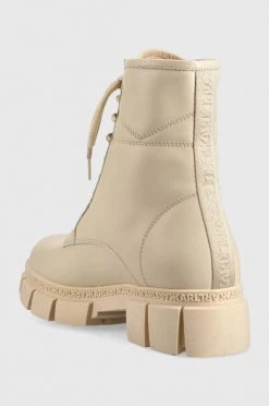 Γυναικεία Μποτάκια Δερμάτινα Workers Karl Lagerfeld Aria μπεζ -Karl Lagerfeld Κατάστημα unnamed file 527