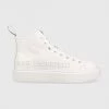Γυναικεία Sneakers Δερμάτινα αθλητικά παπούτσια Karl Lagerfeld Maxi Kup άσπρο