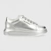 Γυναικεία Sneakers Δερμάτινα αθλητικά παπούτσια Karl Lagerfeld Kapri ασημί