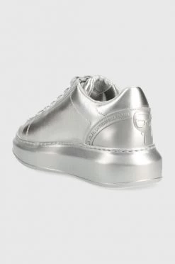 Γυναικεία Sneakers Δερμάτινα αθλητικά παπούτσια Karl Lagerfeld Kapri ασημί -Karl Lagerfeld Κατάστημα unnamed file 571