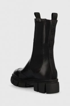 Γυναικεία Μποτάκια Δερμάτινες μπότες τσέλσι Karl Lagerfeld Aria χρώμα: μαύρο -Karl Lagerfeld Κατάστημα unnamed file 596