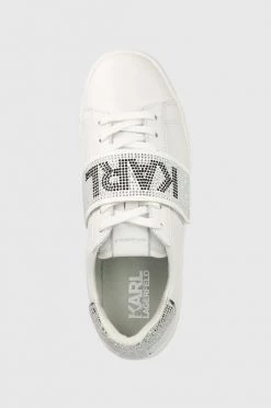 Γυναικεία Sneakers Δερμάτινα αθλητικά παπούτσια Karl Lagerfeld Kupsole Iii άσπρο -Karl Lagerfeld Κατάστημα unnamed file 622