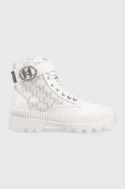 Γυναικεία Μποτάκια εργασίας Karl Lagerfeld Trekka Ii άσπρο