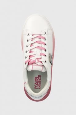 Γυναικεία Sneakers Δερμάτινα αθλητικά παπούτσια Karl Lagerfeld Kapri άσπρο -Karl Lagerfeld Κατάστημα unnamed file 656