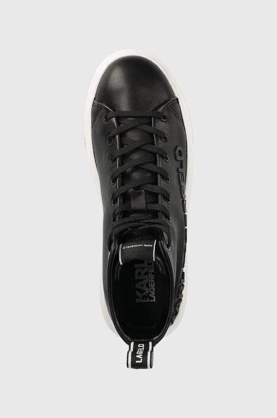 Γυναικεία Sneakers Δερμάτινα αθλητικά παπούτσια Karl Lagerfeld Maxi Kup μαύρο 4 Γυναικεία Sneakers Δερμάτινα αθλητικά παπούτσια Karl Lagerfeld Maxi Kup μαύρο - Image 4