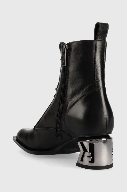 Γυναικεία Μποτάκια Δερμάτινες μπότες Karl Lagerfeld K-blok χρώμα: μαύρο 3 Γυναικεία Μποτάκια Δερμάτινες μπότες Karl Lagerfeld K-blok χρώμα: μαύρο - Image 3