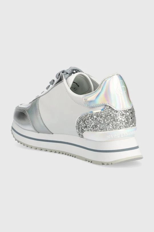 Γυναικεία Sneakers Δερμάτινα αθλητικά παπούτσια Karl Lagerfeld Velocita Ii ασημί 3 Γυναικεία Sneakers Δερμάτινα αθλητικά παπούτσια Karl Lagerfeld Velocita Ii ασημί - Image 3