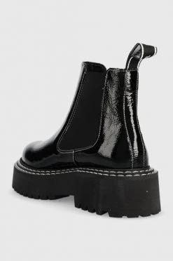 Γυναικεία Μποτάκια Δερμάτινες μπότες τσέλσι Karl Lagerfeld Patrol Ii χρώμα: μαύρο -Karl Lagerfeld Κατάστημα unnamed file 705