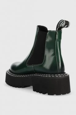 Γυναικεία Μποτάκια Δερμάτινες μπότες τσέλσι Karl Lagerfeld Patrol Ii χρώμα: πράσινο -Karl Lagerfeld Κατάστημα unnamed file 715