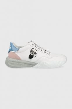 Γυναικεία Sneakers Δερμάτινα αθλητικά παπούτσια Karl Lagerfeld Kapri Run άσπρο