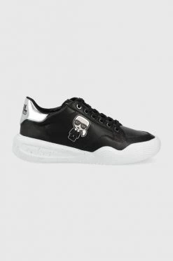 Γυναικεία Sneakers Δερμάτινα παπούτσια Karl Lagerfeld Kapri Run μαύρο