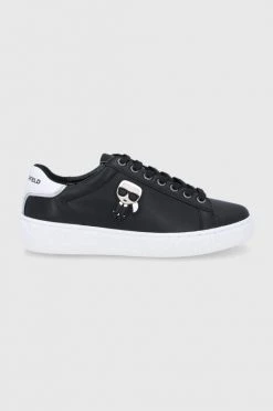 Γυναικεία Sneakers Δερμάτινα παπούτσια Karl Lagerfeld Kupsole Iii μαύρο
