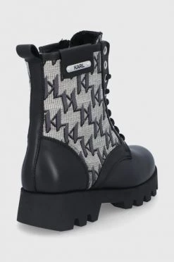 Γυναικεία Μποτάκια εργασίας Karl Lagerfeld TERRA FIRMA χρώμα: μαύρο -Karl Lagerfeld Κατάστημα unnamed file 839