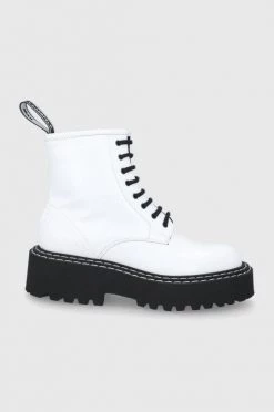 Γυναικεία Μποτάκια εργασίας Karl Lagerfeld PATROL II χρώμα: άσπρο