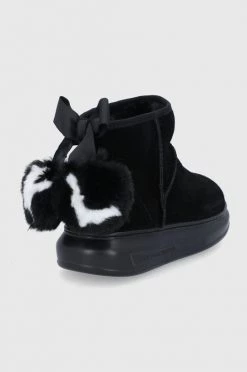 Γυναικεία Μπότες χιονιού σουέτ Karl Lagerfeld KAPRI KOSI μαύρο -Karl Lagerfeld Κατάστημα unnamed file 854