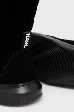 Γυναικεία Μπότες χιονιού σουέτ Karl Lagerfeld KAPRI KOSI μαύρο -Karl Lagerfeld Κατάστημα unnamed file 860