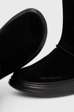 Γυναικεία Μπότες χιονιού σουέτ Karl Lagerfeld KAPRI KOSI μαύρο -Karl Lagerfeld Κατάστημα unnamed file 861