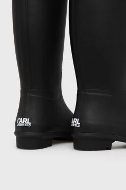 Γυναικεία Γαλότσες Ουέλλινγκτον Karl Lagerfeld χρώμα: μαύρο -Karl Lagerfeld Κατάστημα unnamed file 892