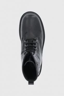 Γυναικεία Μποτάκια Δερμάτινα Workers Karl Lagerfeld BIKER II χρώμα: μαύρο -Karl Lagerfeld Κατάστημα unnamed file 942