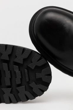 Γυναικεία Μποτάκια Δερμάτινα Workers Karl Lagerfeld χρώμα: μαύρο -Karl Lagerfeld Κατάστημα unnamed file 948