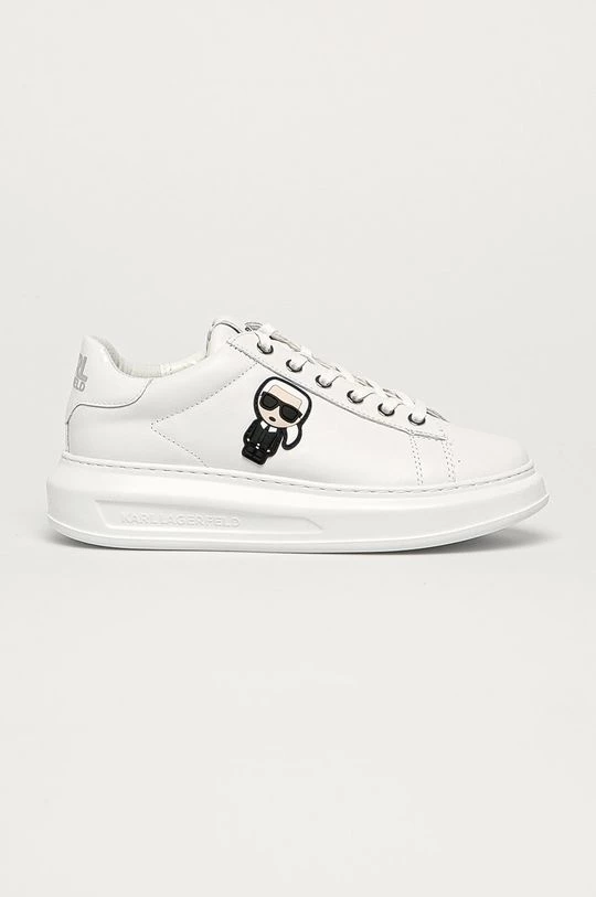 Γυναικεία Sneakers Karl Lagerfeld - Δερμάτινα παπούτσια λευκό 1 Γυναικεία Sneakers Karl Lagerfeld - Δερμάτινα παπούτσια λευκό