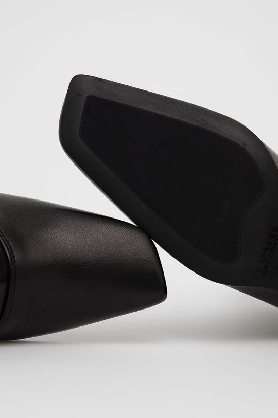 Γυναικεία Μποτάκια Δερμάτινες μπότες Karl Lagerfeld χρώμα: μαύρο 4 Γυναικεία Μποτάκια Δερμάτινες μπότες Karl Lagerfeld χρώμα: μαύρο - Image 4