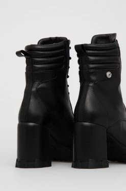 Γυναικεία Μποτάκια Δερμάτινες μπότες Karl Lagerfeld χρώμα: μαύρο -Karl Lagerfeld Κατάστημα unnamed file 993