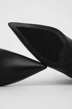 Γυναικεία Μποτάκια Δερμάτινες μπότες Karl Lagerfeld χρώμα: μαύρο -Karl Lagerfeld Κατάστημα unnamed file 998